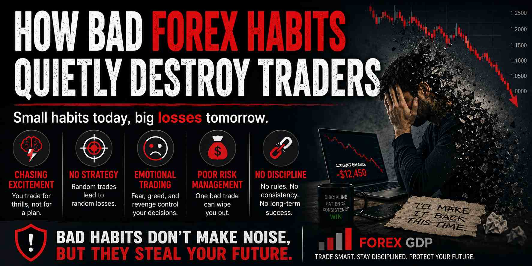 How Bad Forex Habits Quietly Destroy Traders How Bad Forex Habits Quietly Destroy Traders