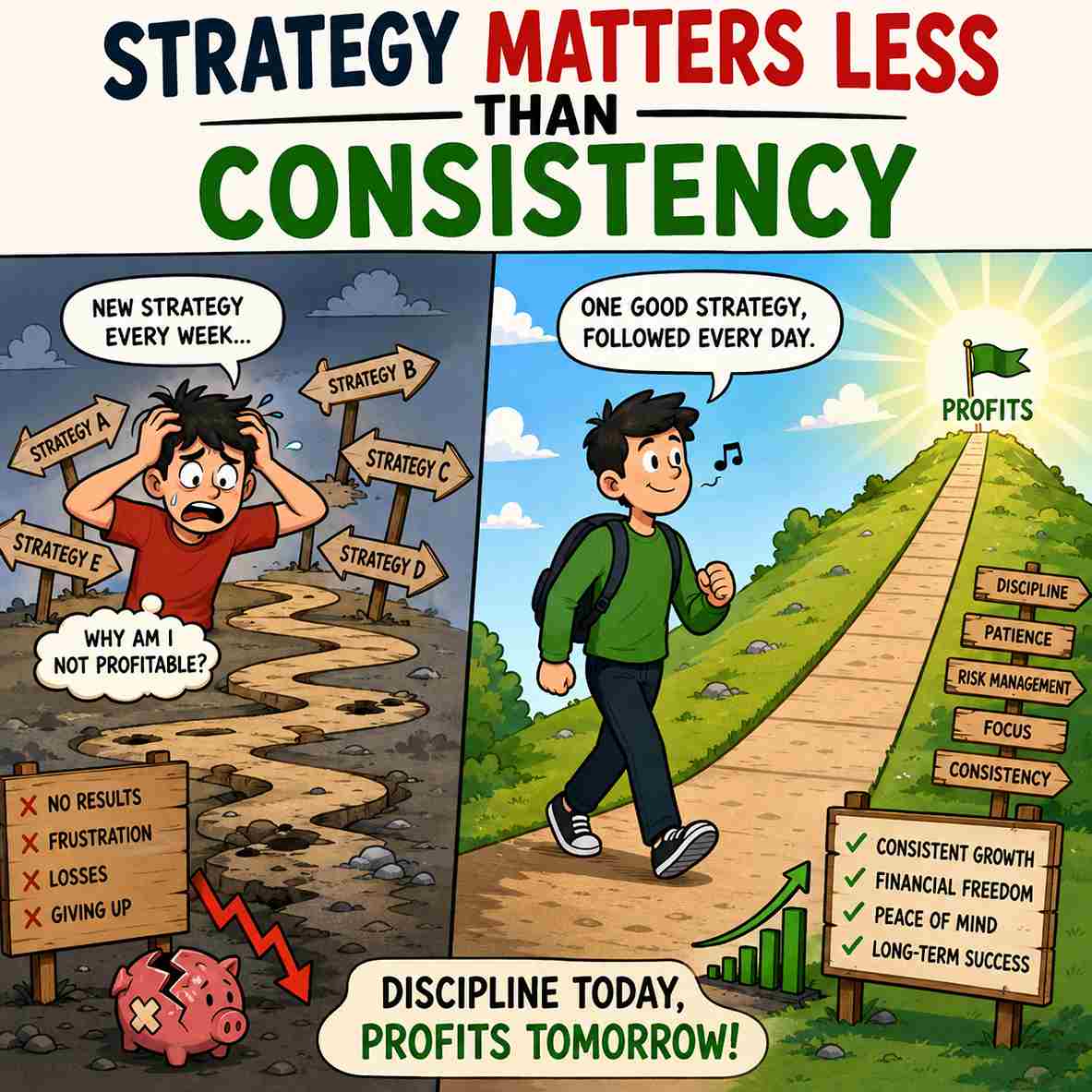Strategy Matters Less Than Consistency Strategy Matters Less Than Consistency