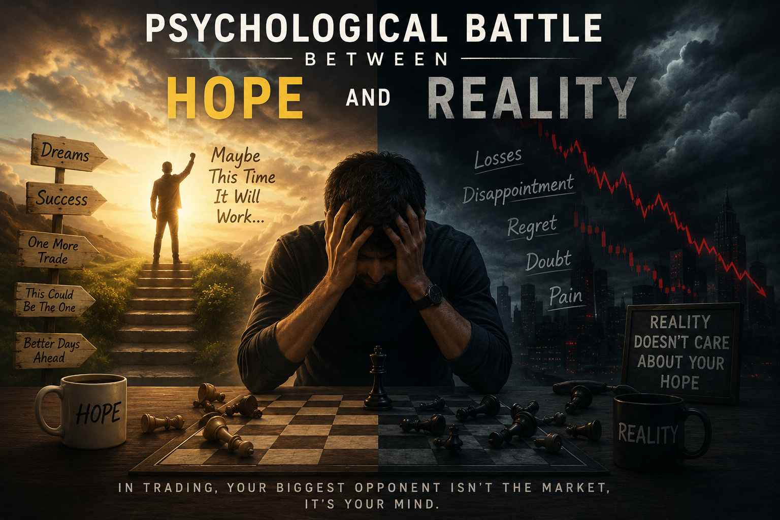 Psychological Battle Between Hope and Reality Psychological Battle Between Hope and Reality