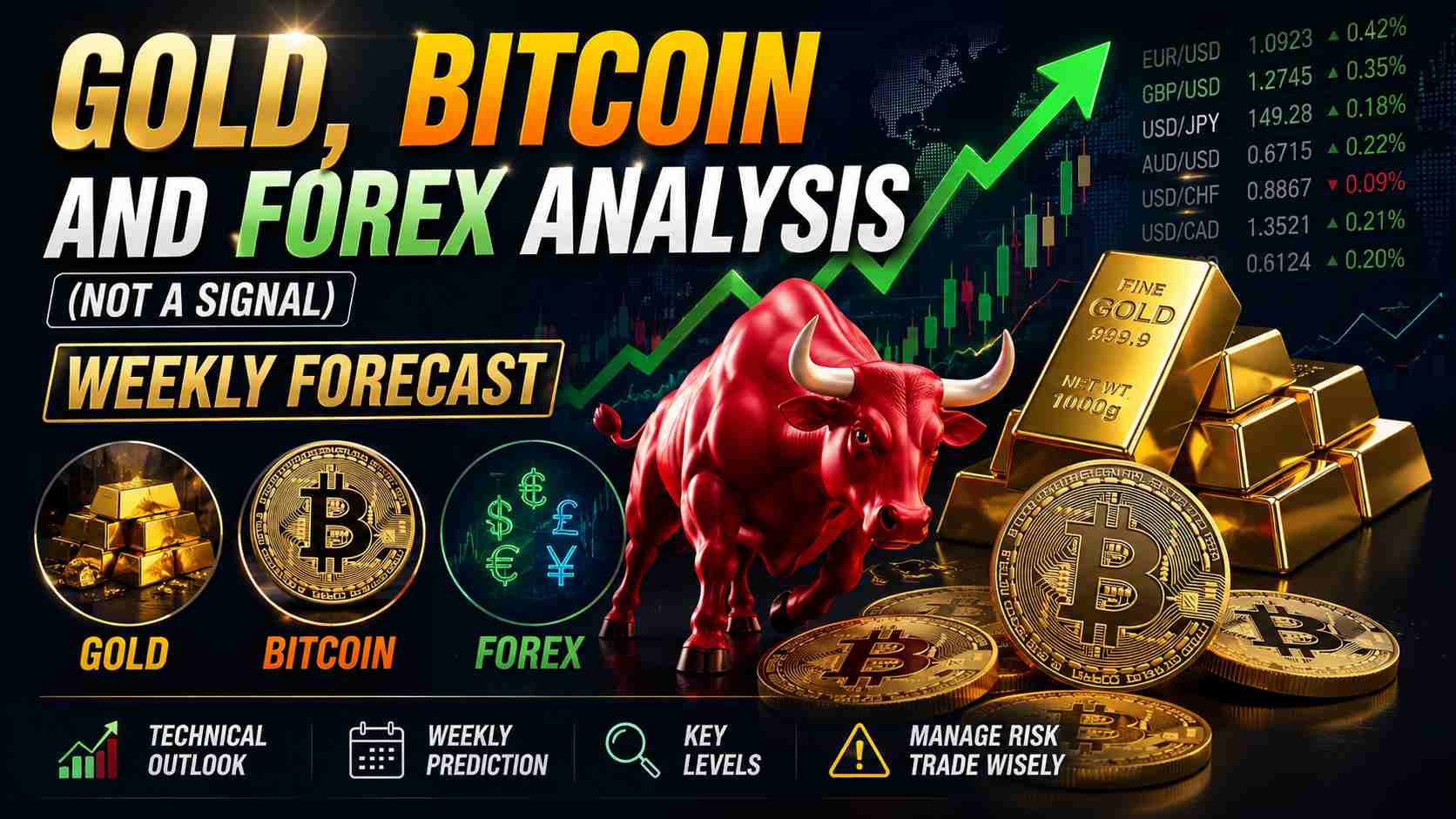 June 15 – June 19 Gold and forex trade weekly setups