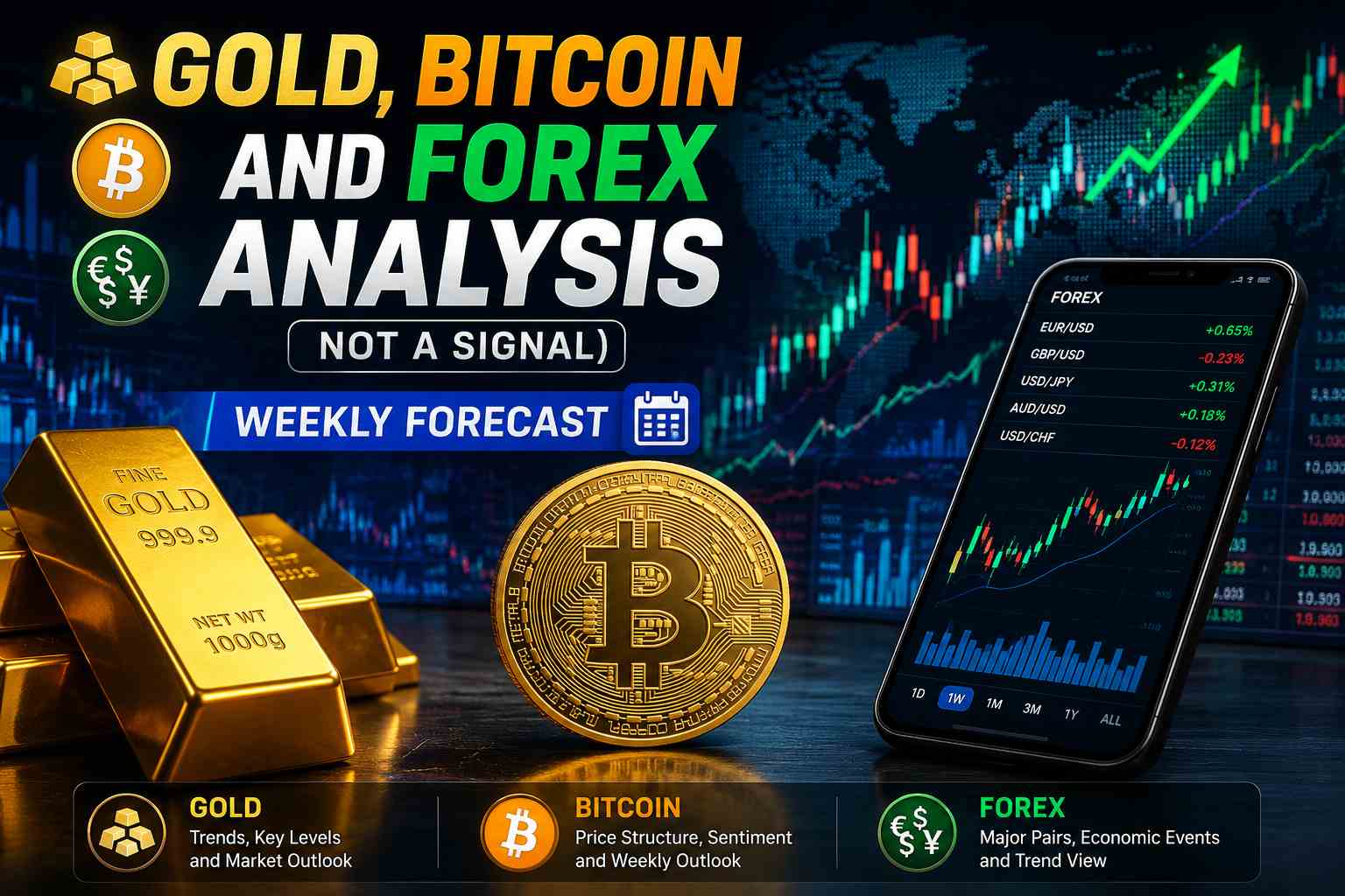 July 13 – July 17 Gold and forex trade weekly setups