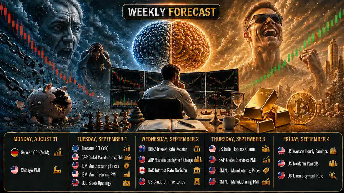 Aug 31 – Sep 04 Gold and forex trade weekly setups