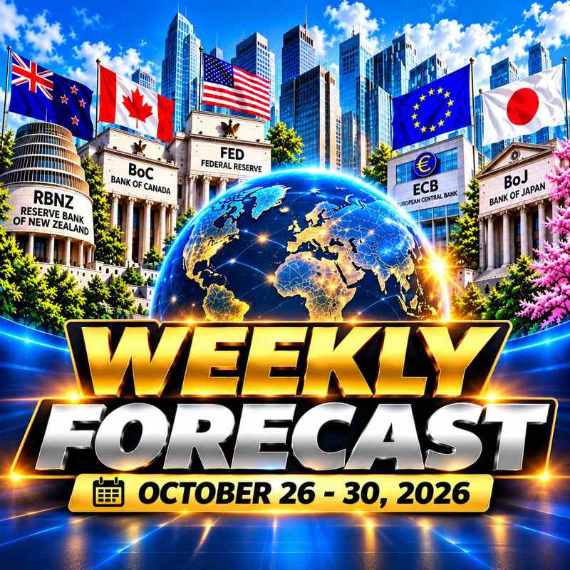 Oct 26 – Oct 30 Gold and forex trade weekly setups